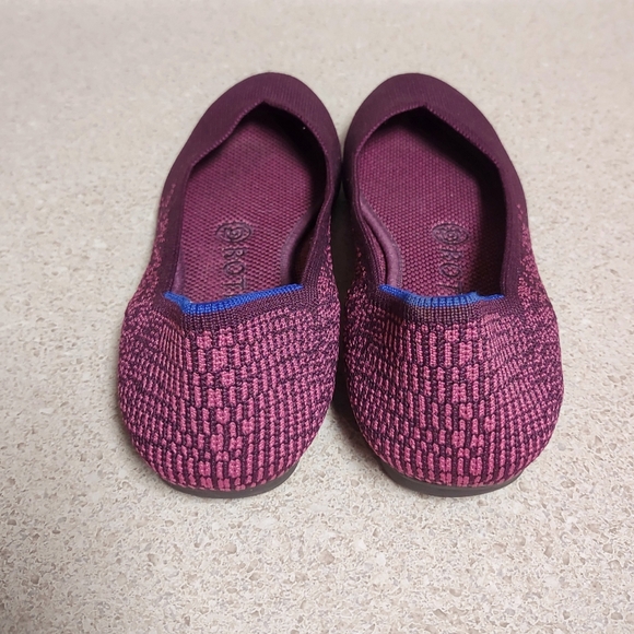Rothys Purple Flats size 6.5 - Picture 3 of 8